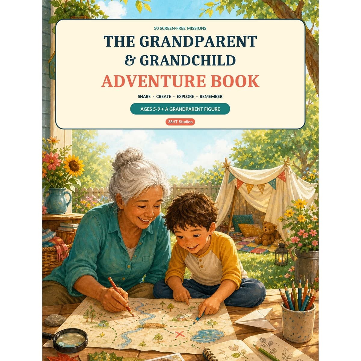 The Grandparent & Grandchild Adventure Book cover