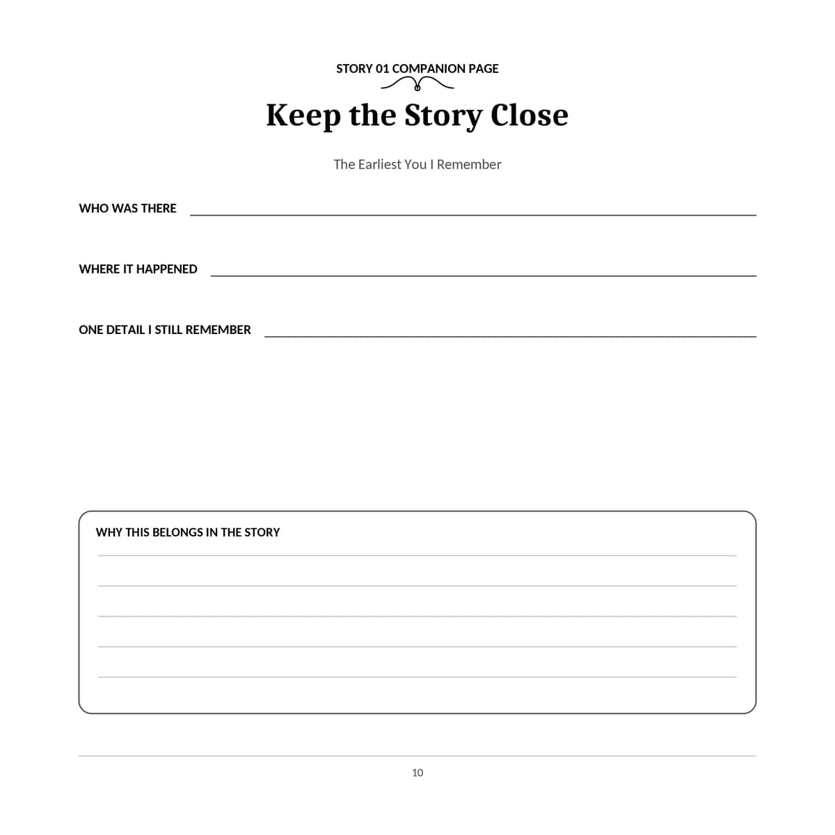 40th Birthday Guest Book & Memory Keepsake interior line art 10