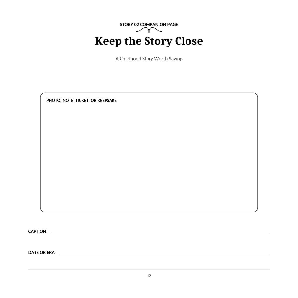 40th Birthday Guest Book & Memory Keepsake interior line art 12