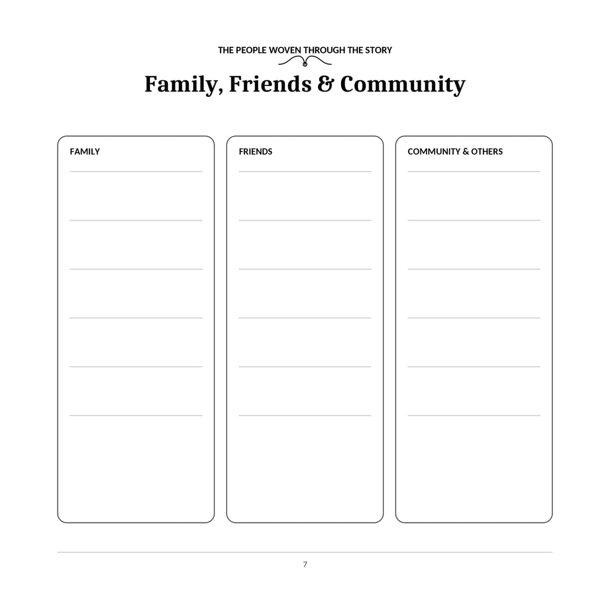 75th Birthday Guest Book & Memory Keepsake interior line art 7