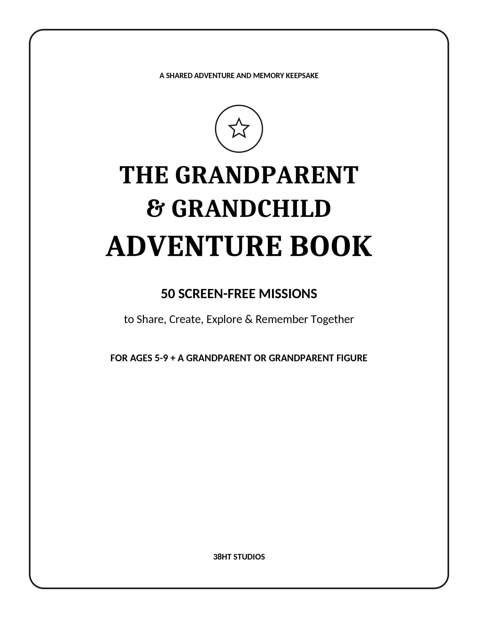 The Grandparent & Grandchild Adventure Book interior preview 1