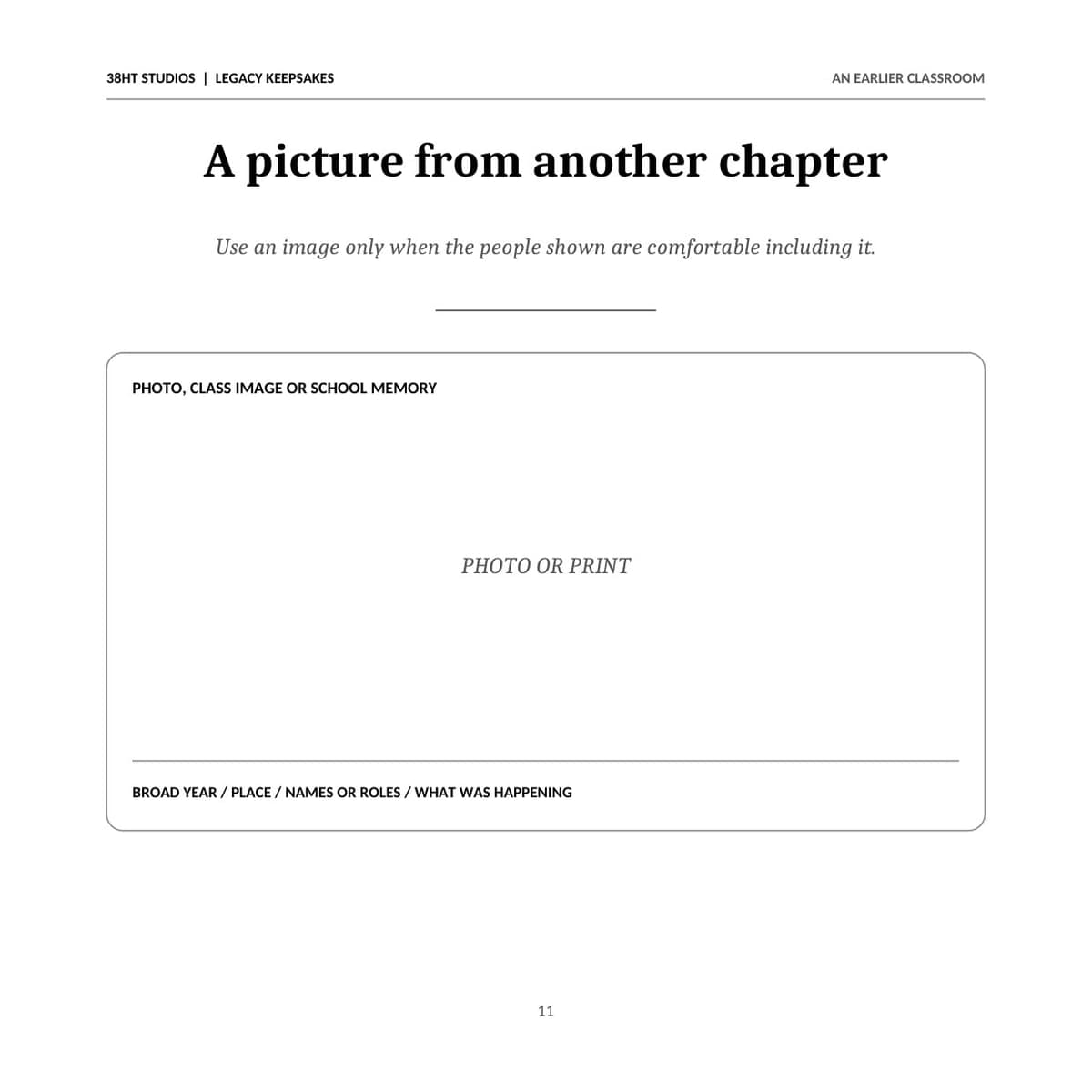 Teacher Retirement Memory & Legacy Book interior page 11