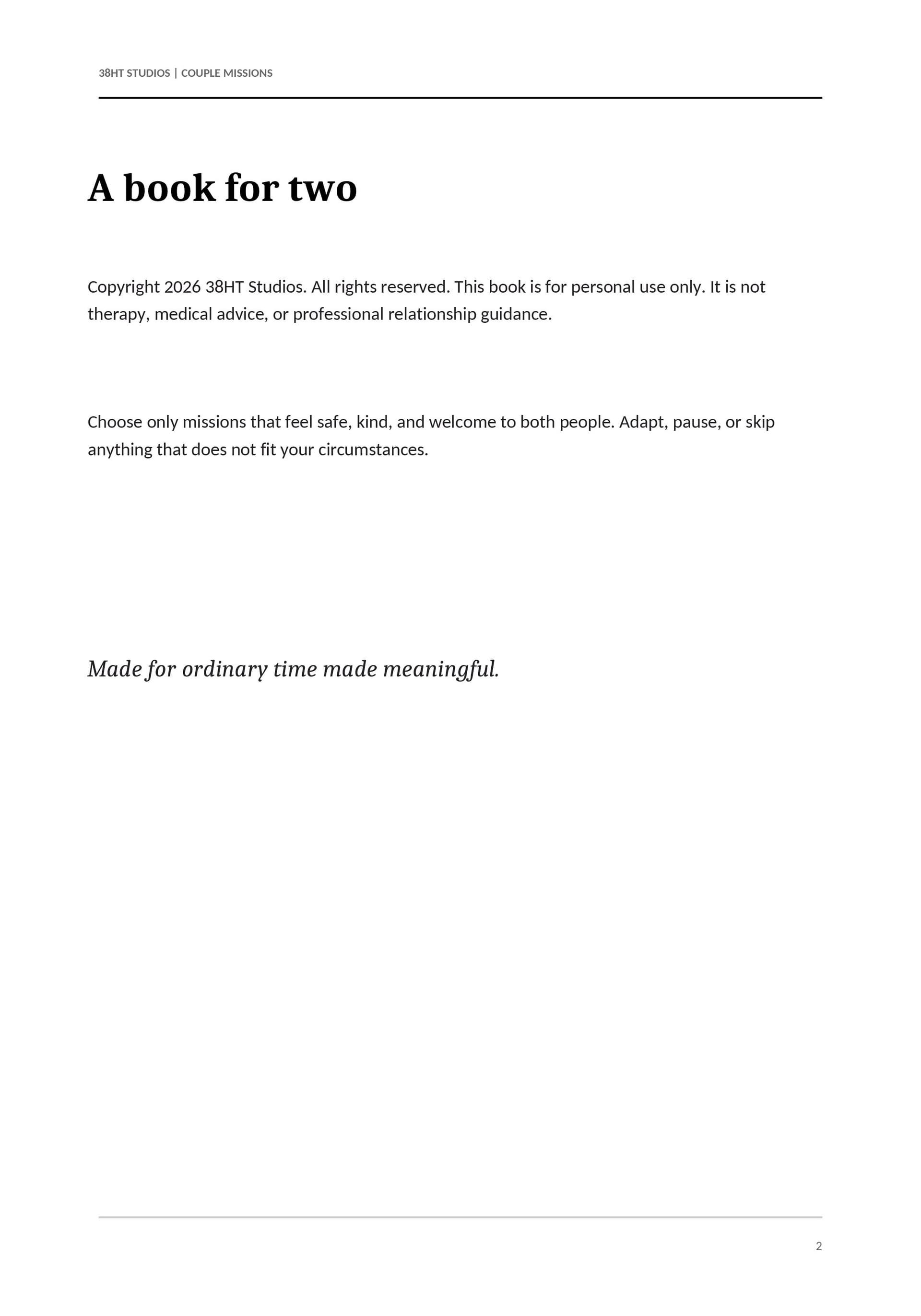 50 Secret Missions for Couples interior preview 2