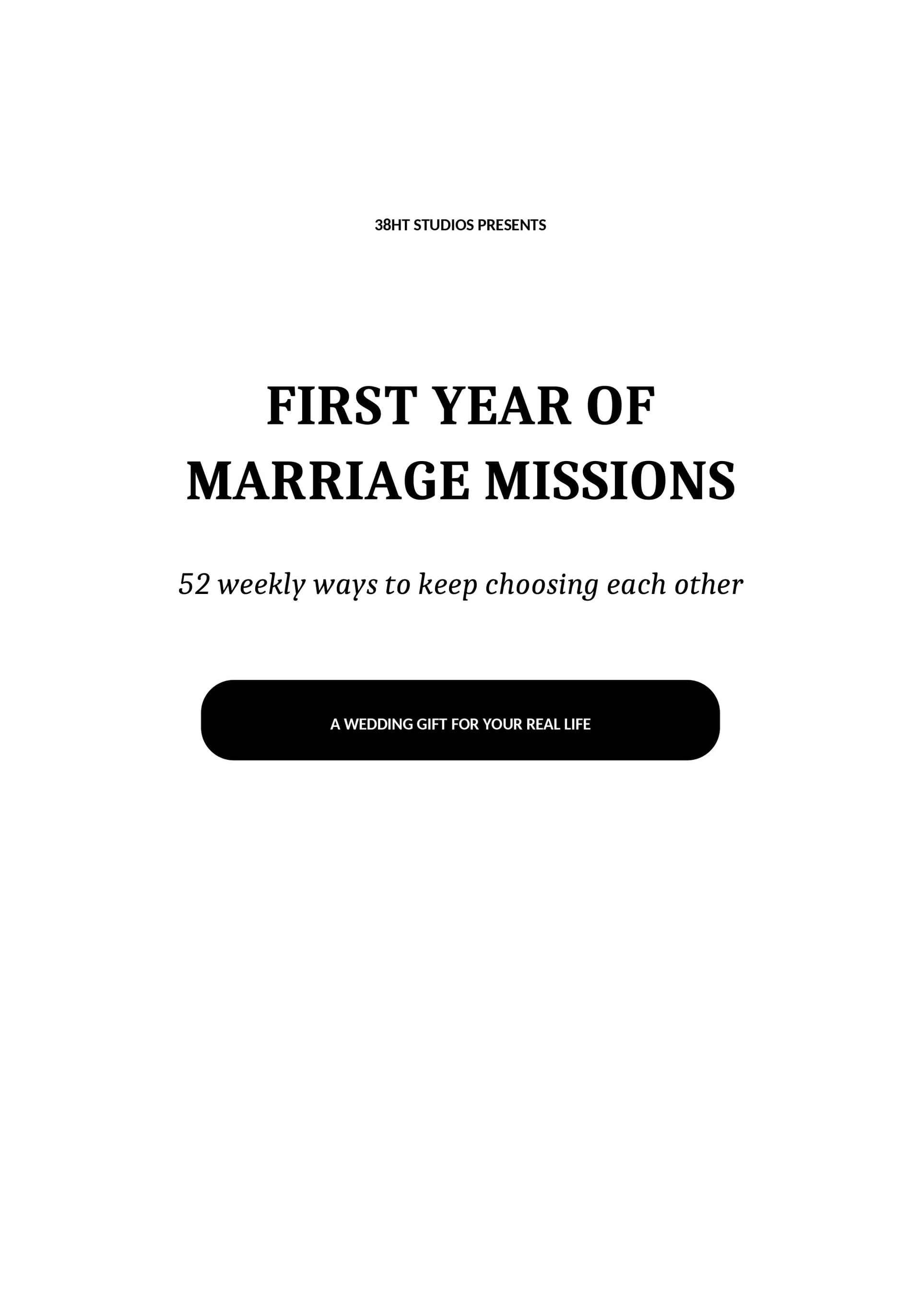 First Year of Marriage Missions interior preview 1