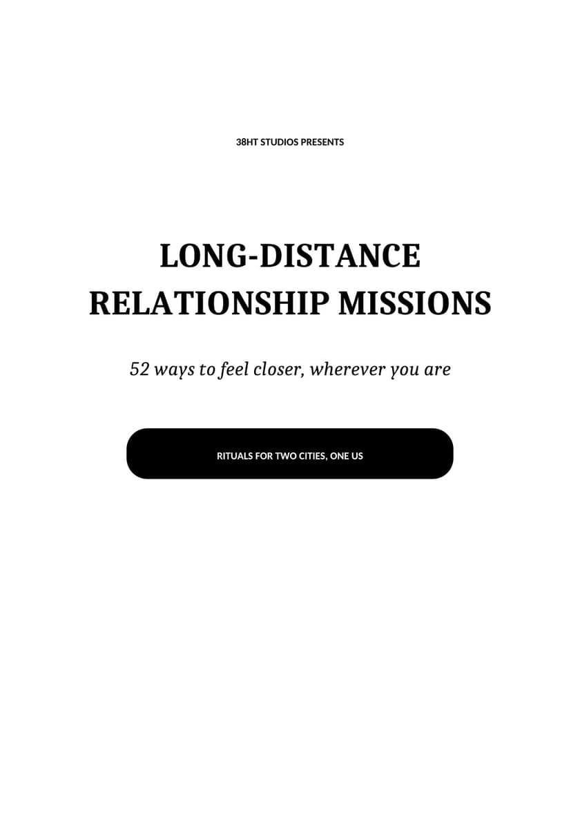 Long-Distance Relationship Missions interior page 1