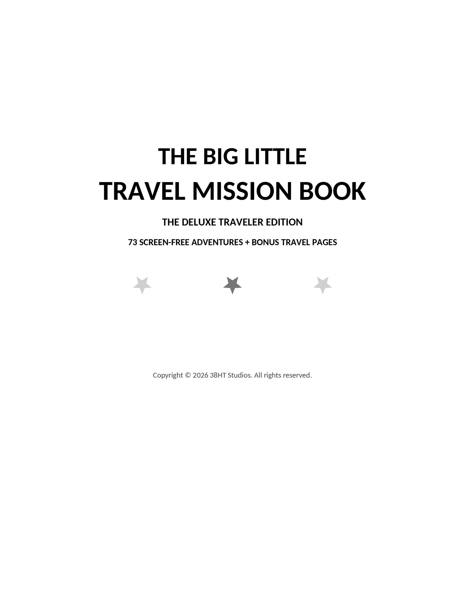 The Big Little Travel Mission Book interior preview 1