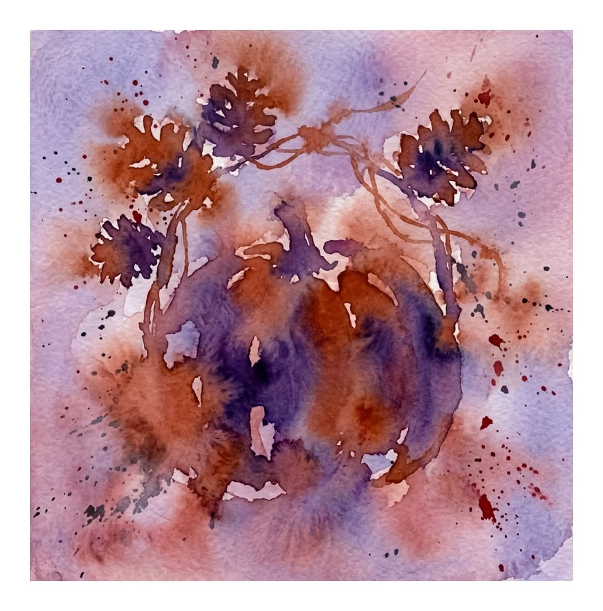 Autumn Gothic Reverse Coloring Book interior page 4