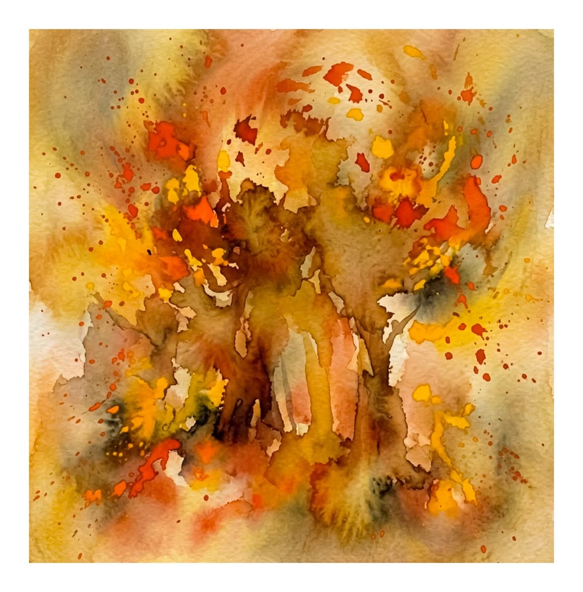 Autumn Gothic Reverse Coloring Book interior page 9