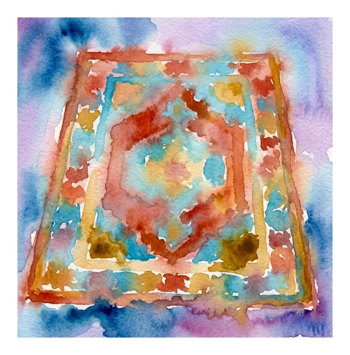 Bohemian Vibes Reverse Coloring Book interior page 15