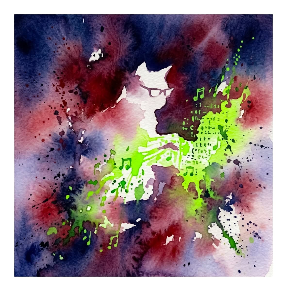 Cats in Costume Reverse Coloring Book interior page 7