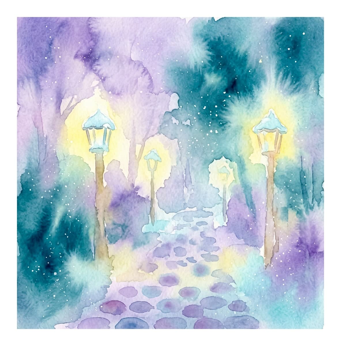 Christmas Botanical Garden Reverse Coloring Book interior page 12