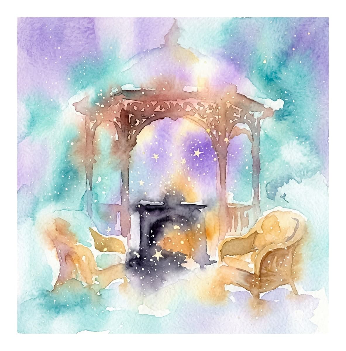 Christmas Botanical Garden Reverse Coloring Book interior page 15
