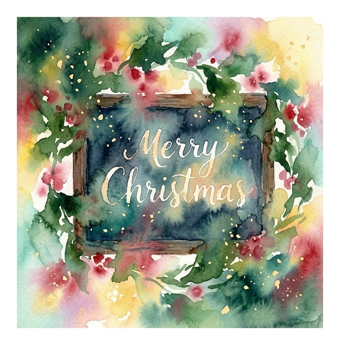 Christmas Greenhouses Reverse Coloring Book interior page 1