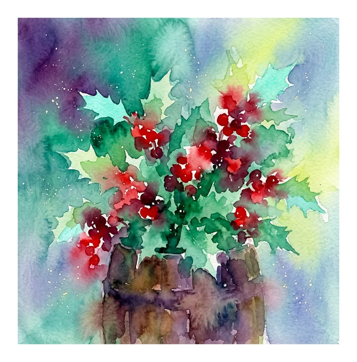 Christmas Greenhouses Reverse Coloring Book interior page 15