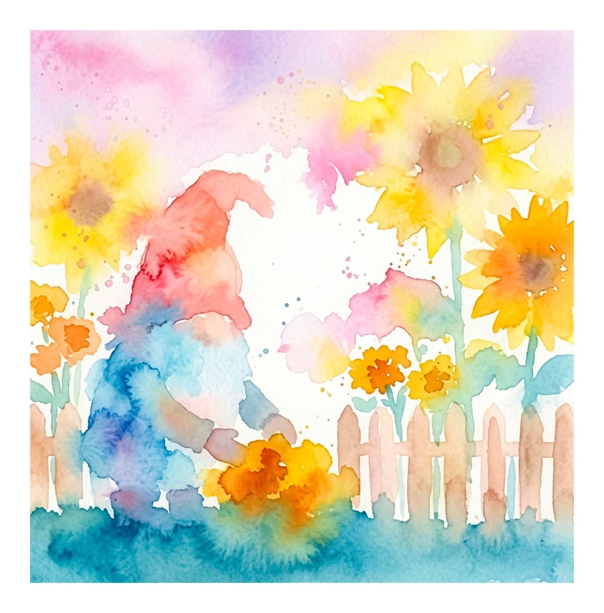 Cozy Gnomes Reverse Coloring Book interior page 13