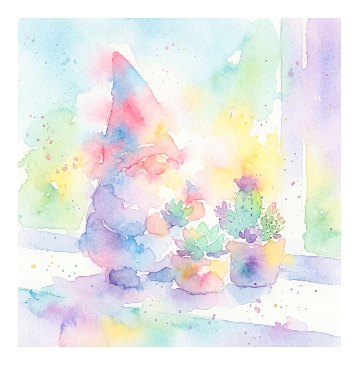 Cozy Gnomes Reverse Coloring Book interior page 15