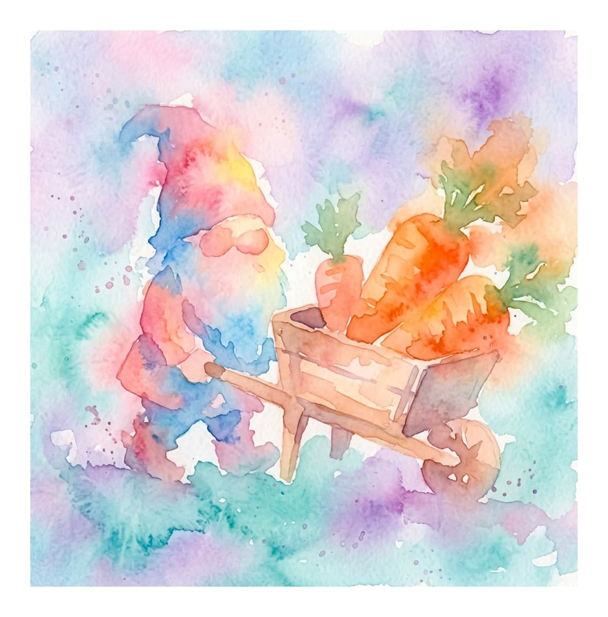 Cozy Gnomes Reverse Coloring Book interior page 8