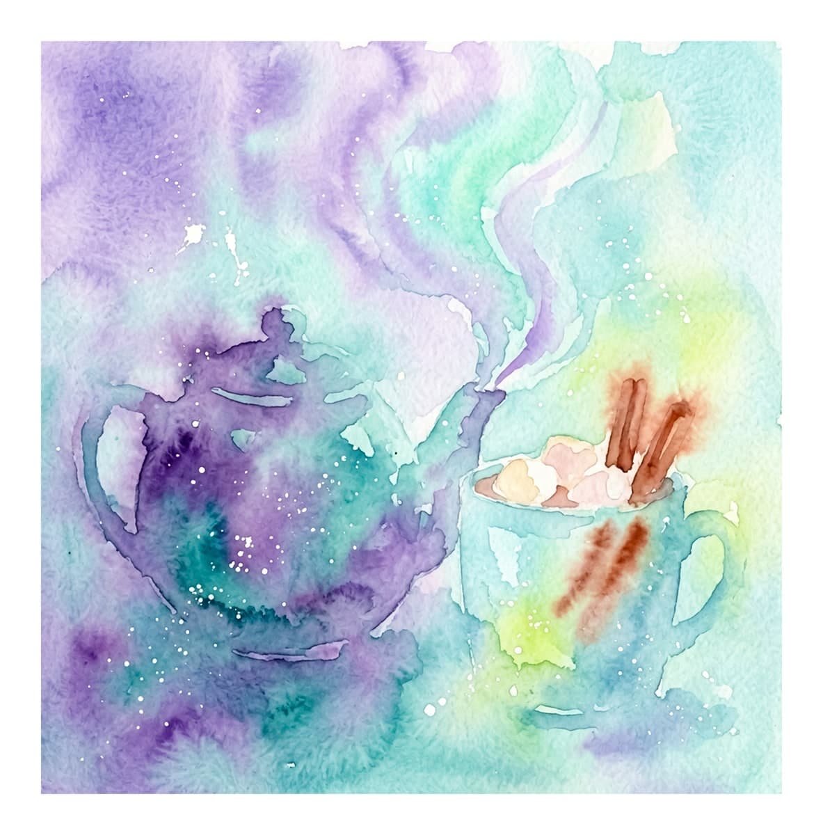 Cozy Hygge Winter Reverse Coloring Book interior page 3