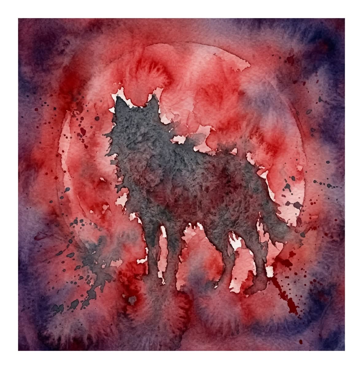 Dark Bestiary Reverse Coloring Book interior page 11