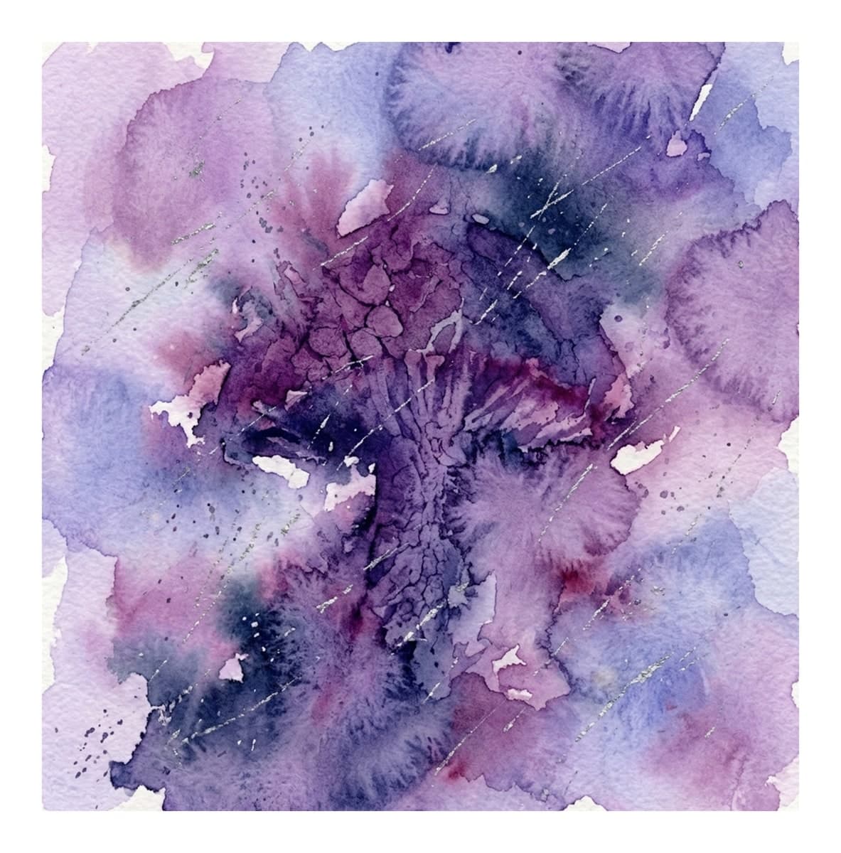 Dark Botanical Reverse Coloring Book interior page 14