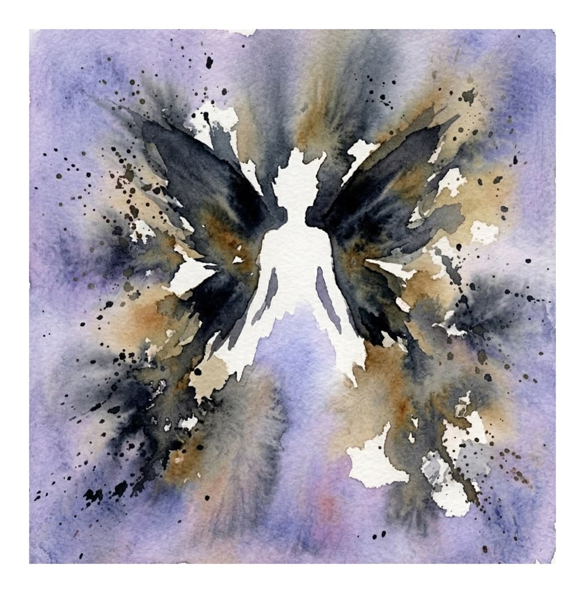 Dark Fairies Reverse Coloring Book interior page 15