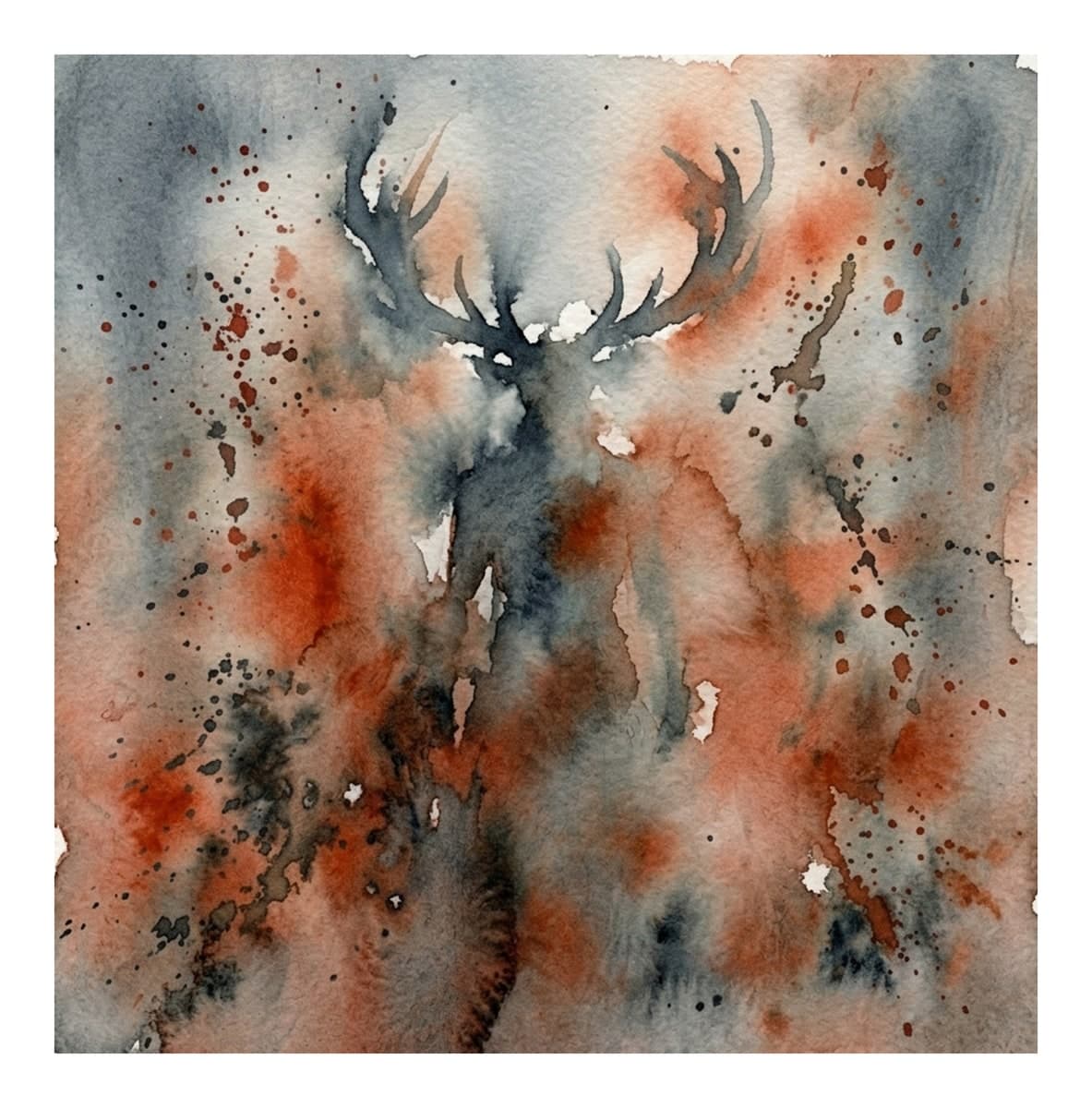 Dark Forest Reverse Coloring Book interior page 2