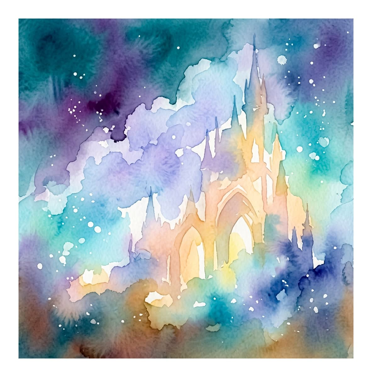 Dreamer Vibes Reverse Coloring Book interior page 12