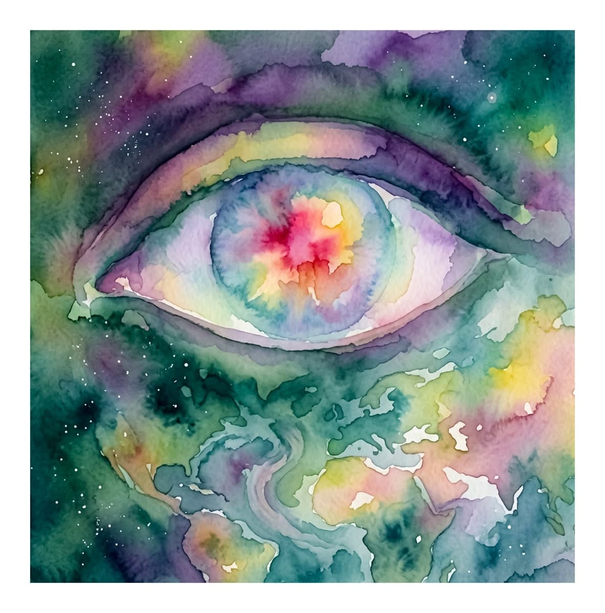 Dreamer Vibes Reverse Coloring Book interior page 2