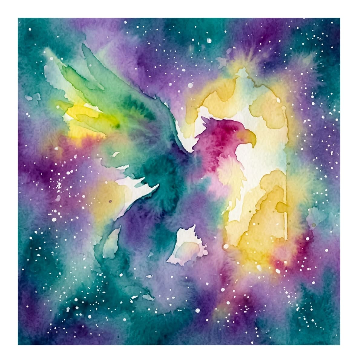 Dreamer Vibes Reverse Coloring Book interior page 8