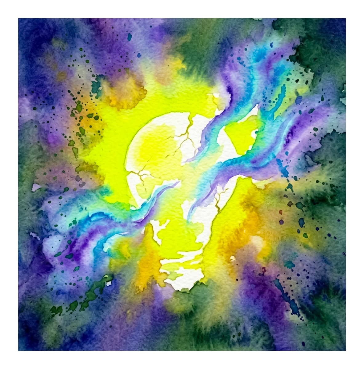 Enchanted Arts Reverse Coloring Book interior page 2