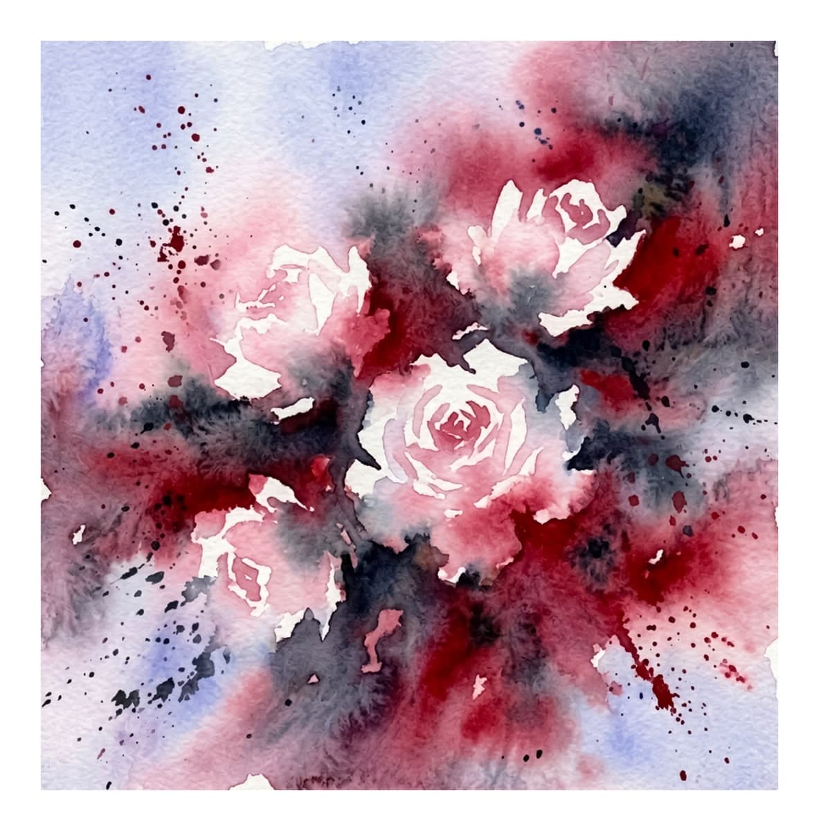 Ethereal Vibes Reverse Coloring Book interior page 11