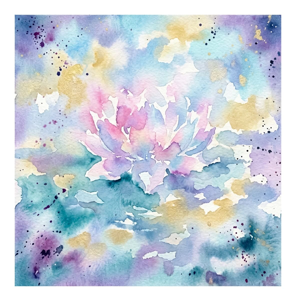 Ethereal Vibes Reverse Coloring Book interior page 16