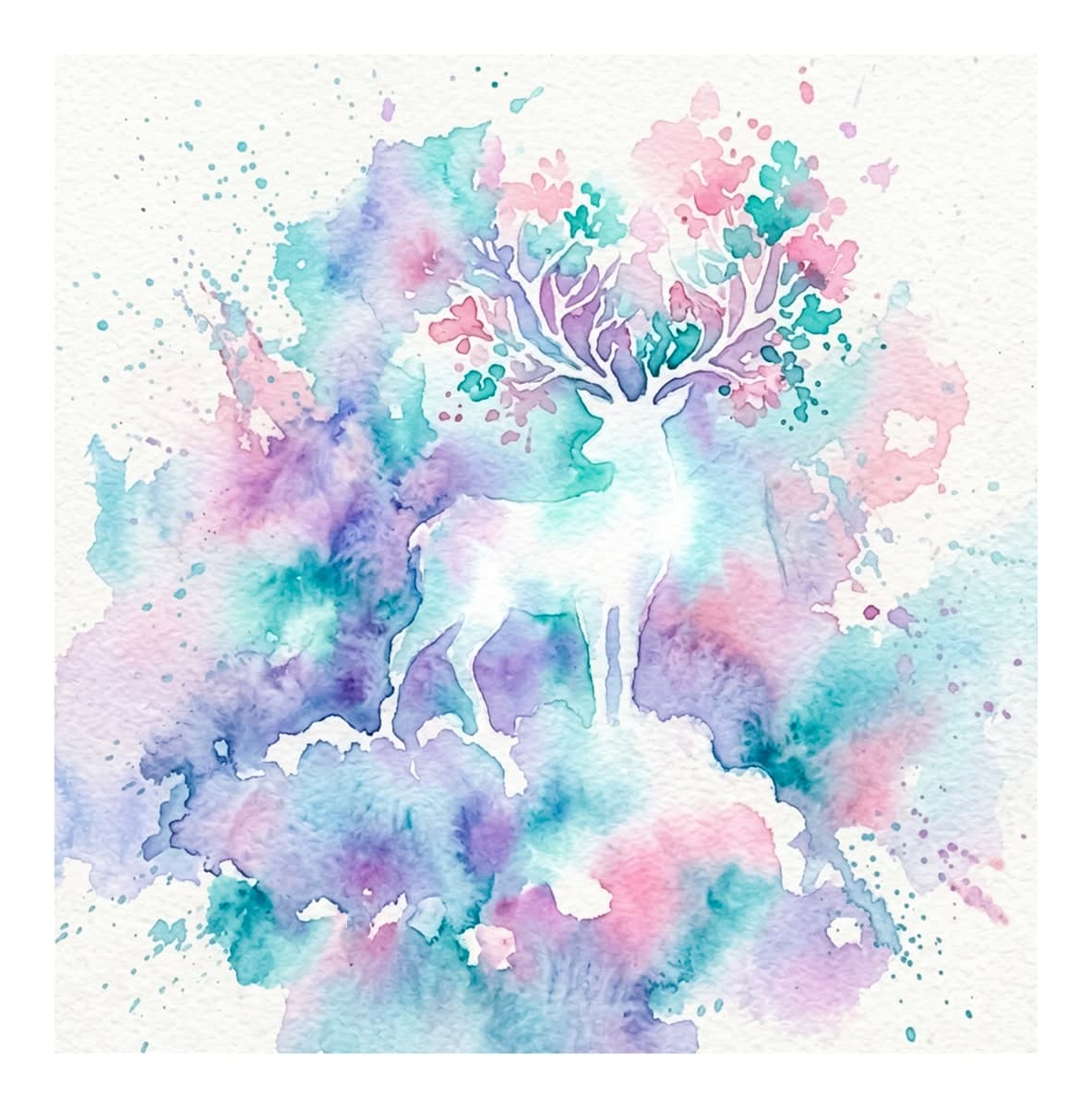 Ethereal Vibes Reverse Coloring Book interior page 4