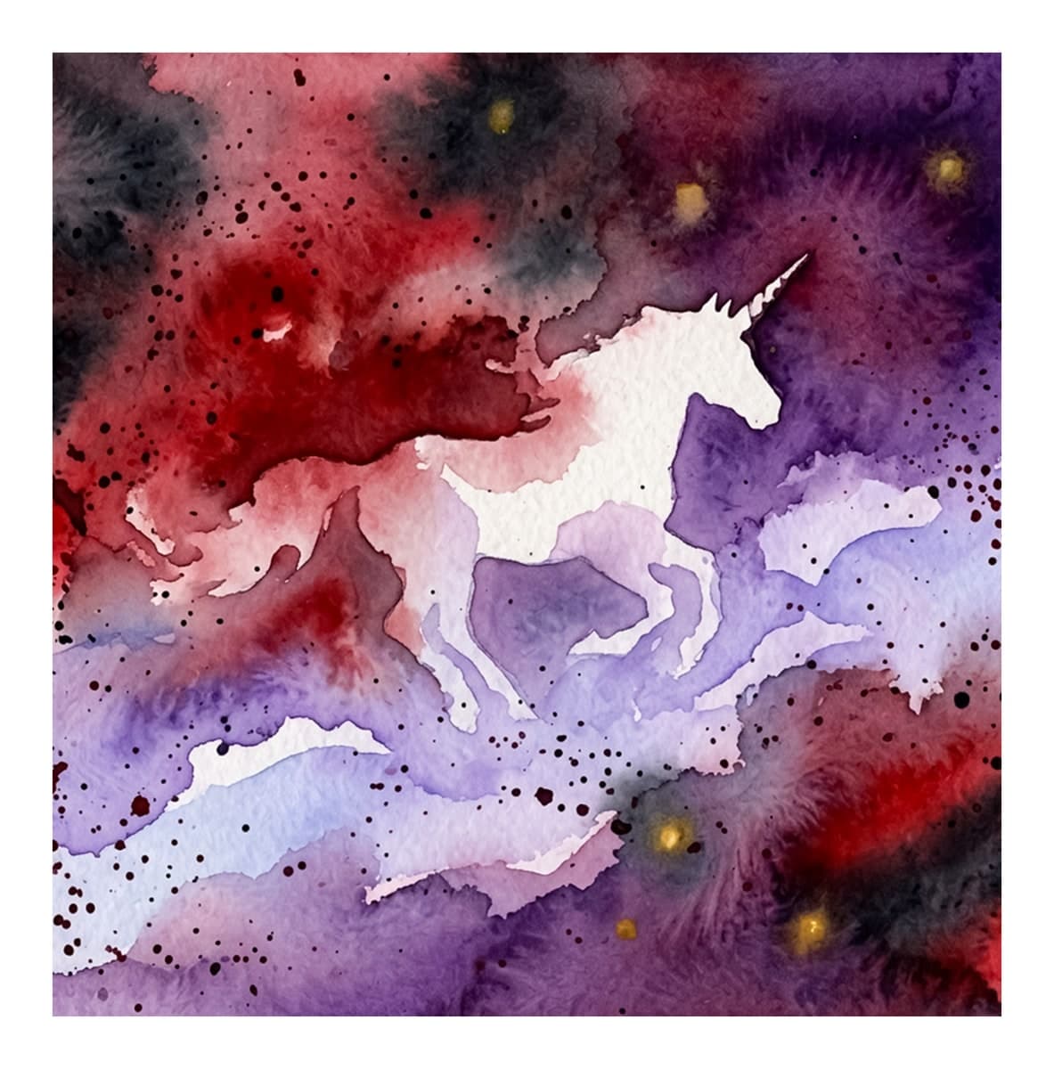 Ethereal Vibes Reverse Coloring Book interior page 9