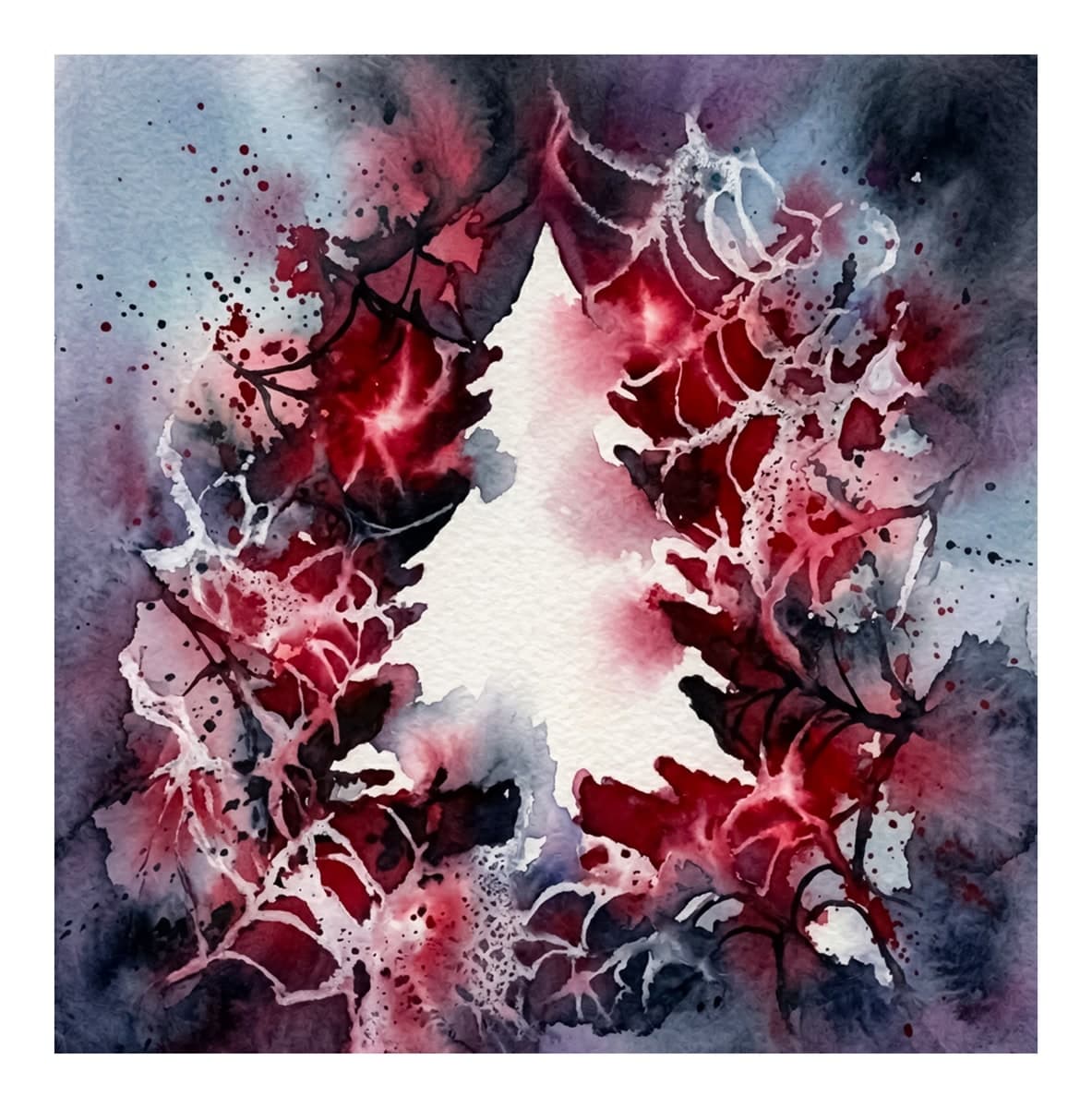 Freak of Christmas Reverse Coloring Book interior page 9