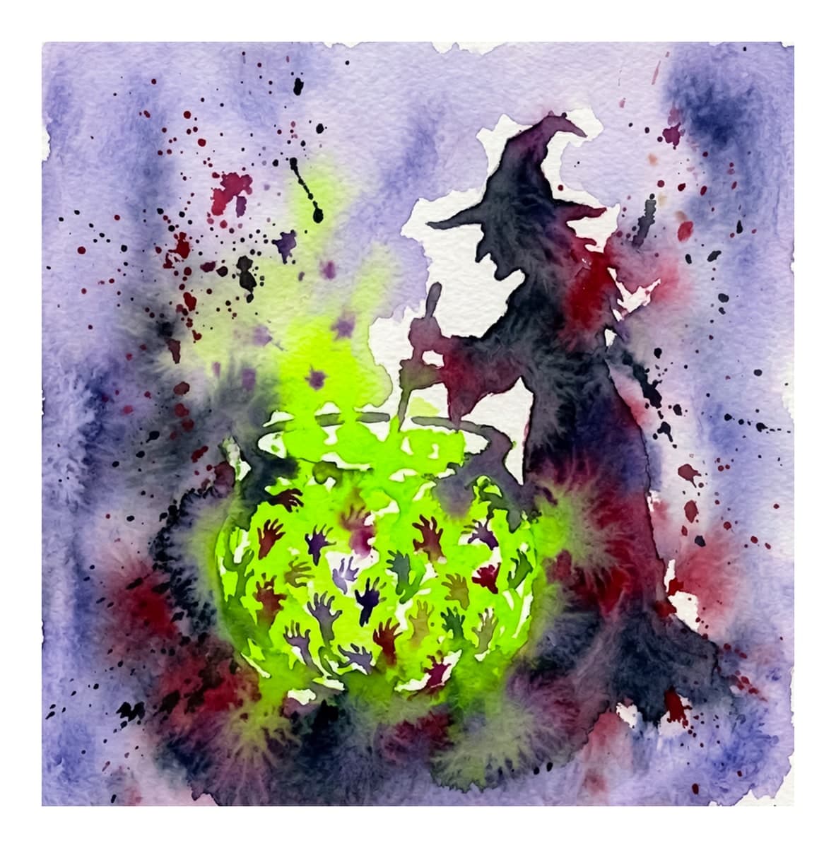 Freak of Halloween Reverse Coloring Book interior page 15