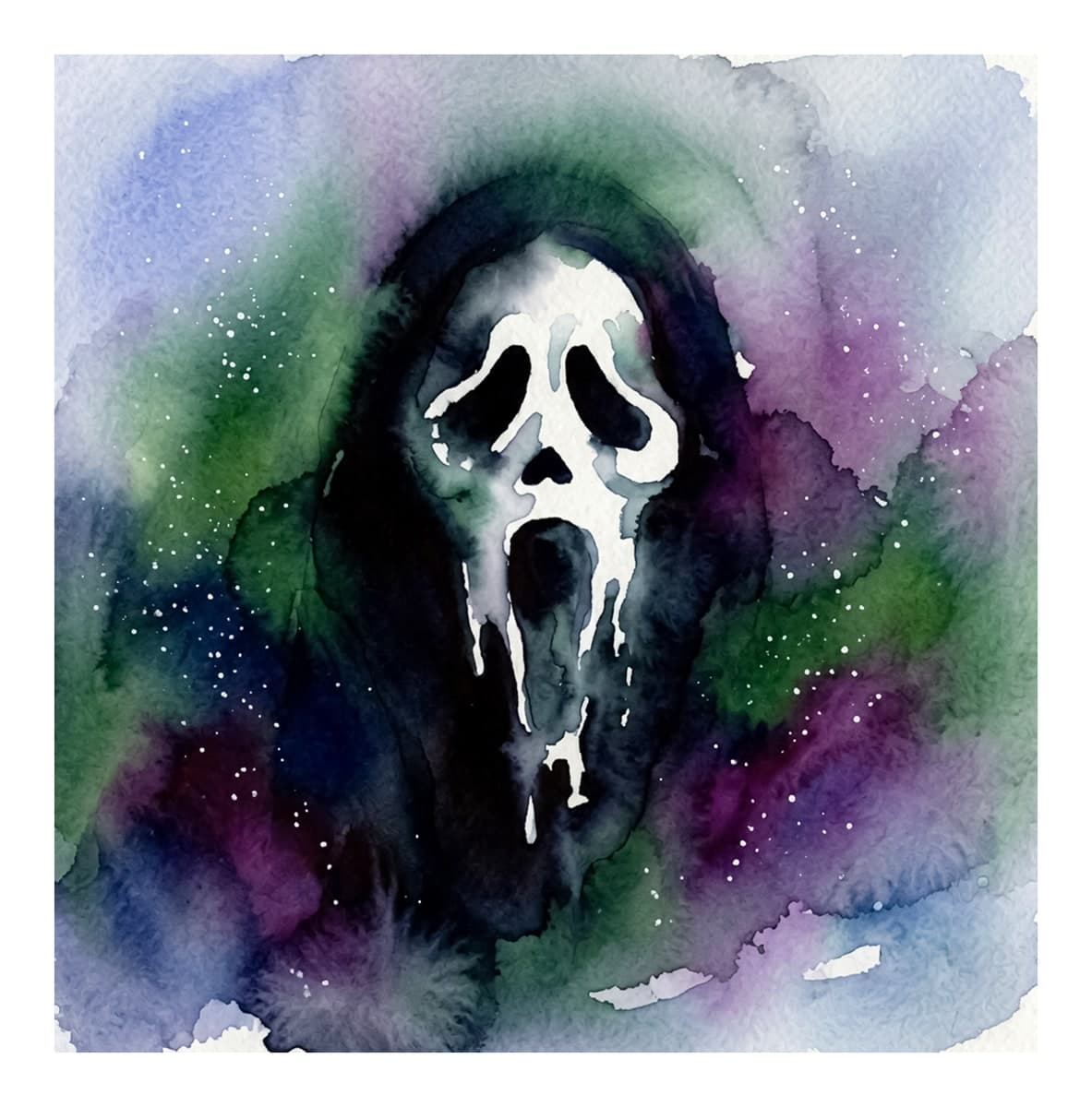 Horror Character Classics Reverse Coloring Book interior page 11