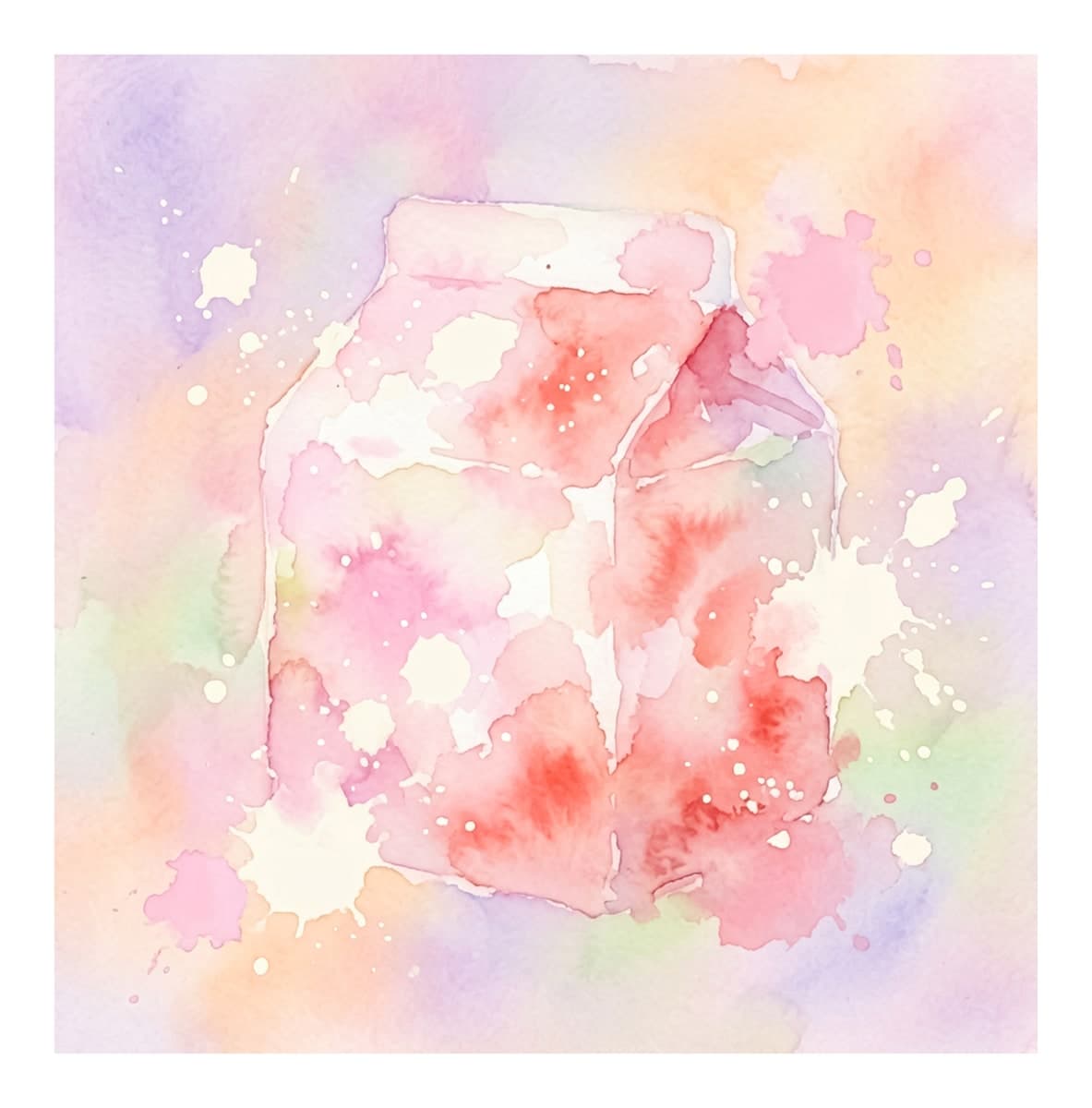 Pastel Kawaii Vibes Reverse Coloring Book interior page 8