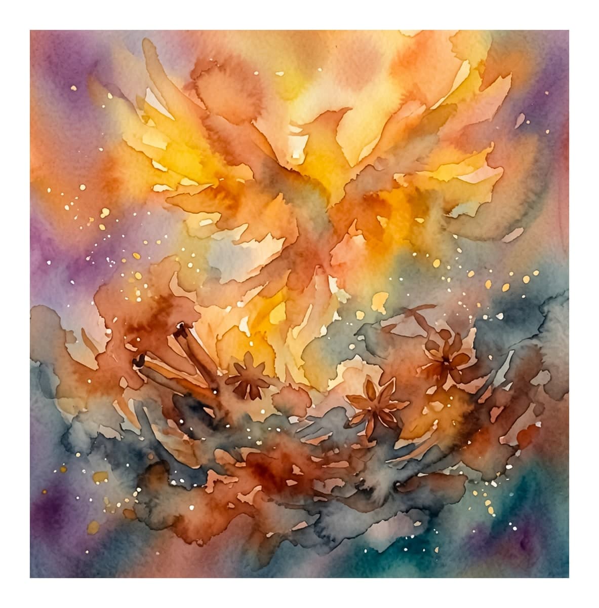 Phoenix Rebirth Reverse Coloring Book interior page 11