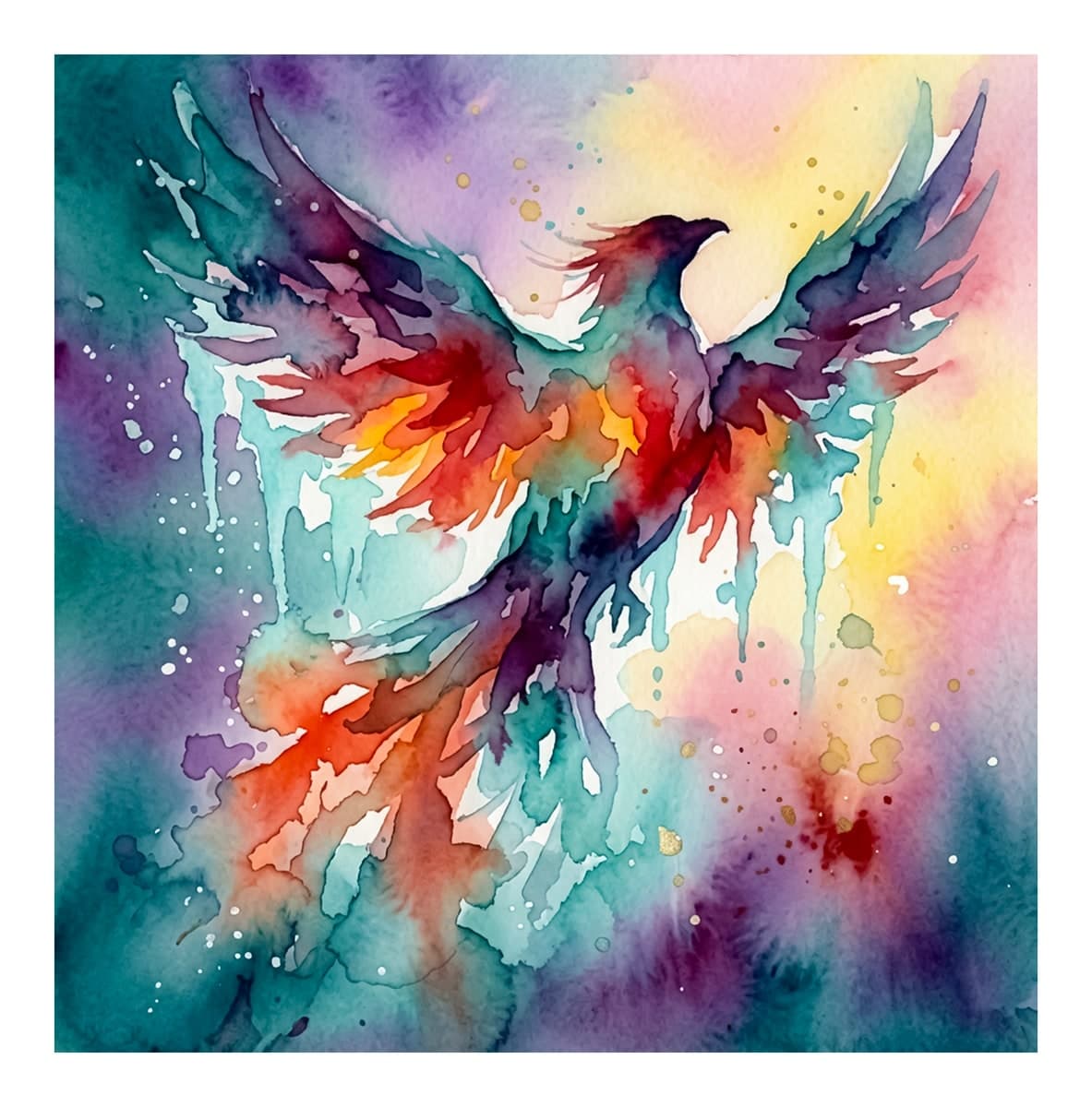 Phoenix Rebirth Reverse Coloring Book interior page 12