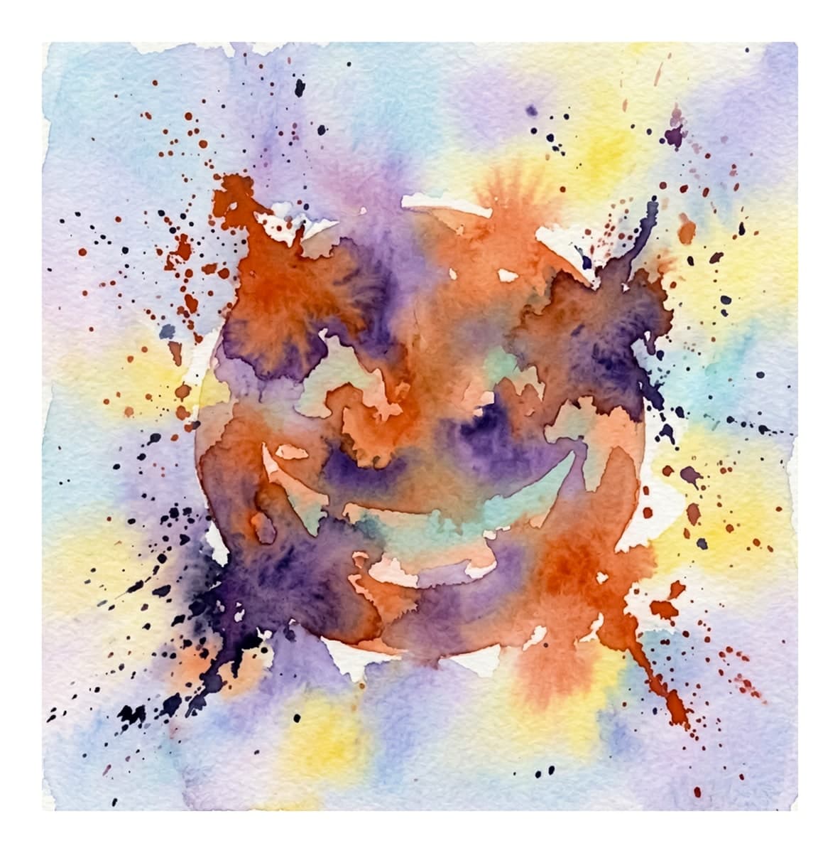 Summerween Reverse Coloring Book interior page 7