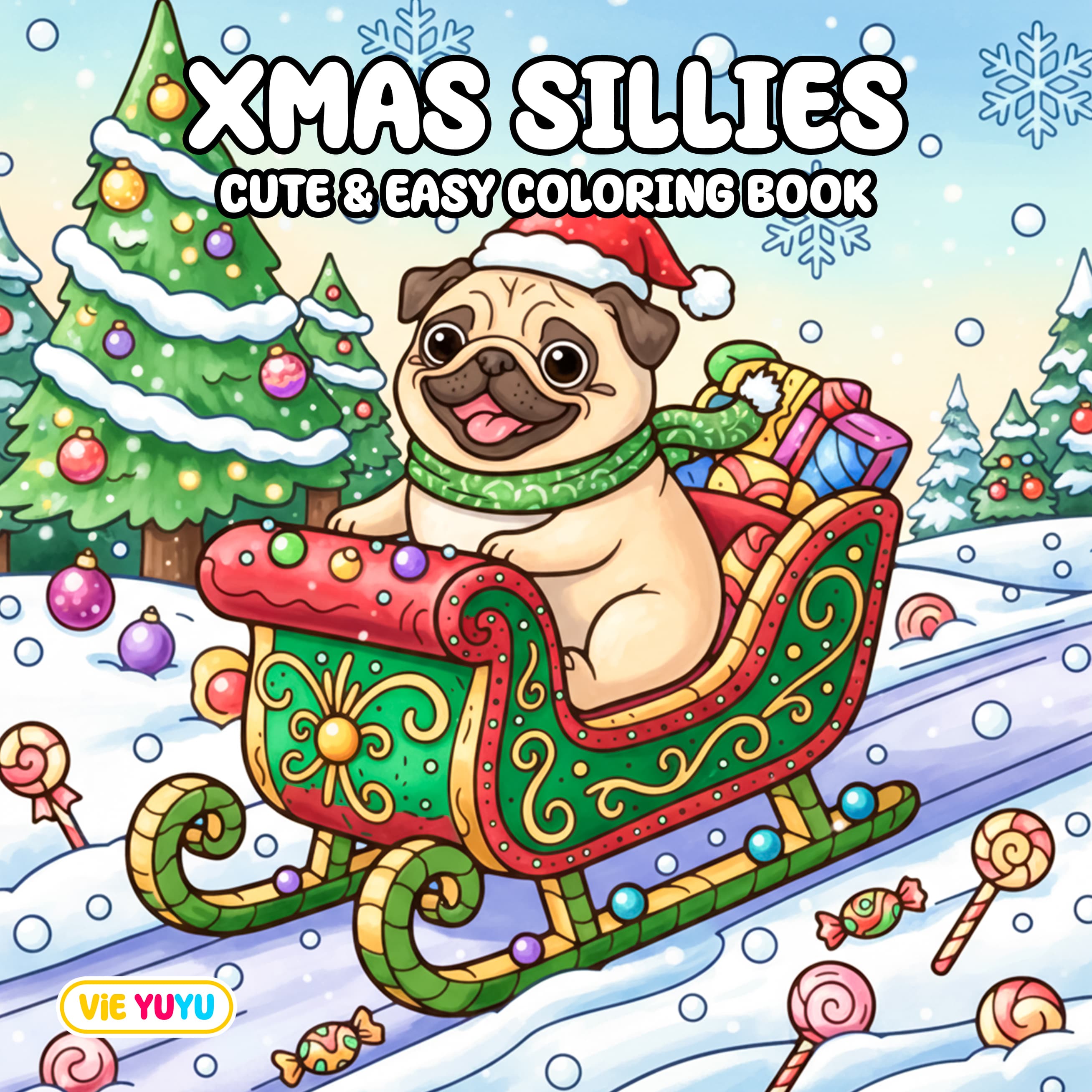 Xmas Sillies Coloring Book