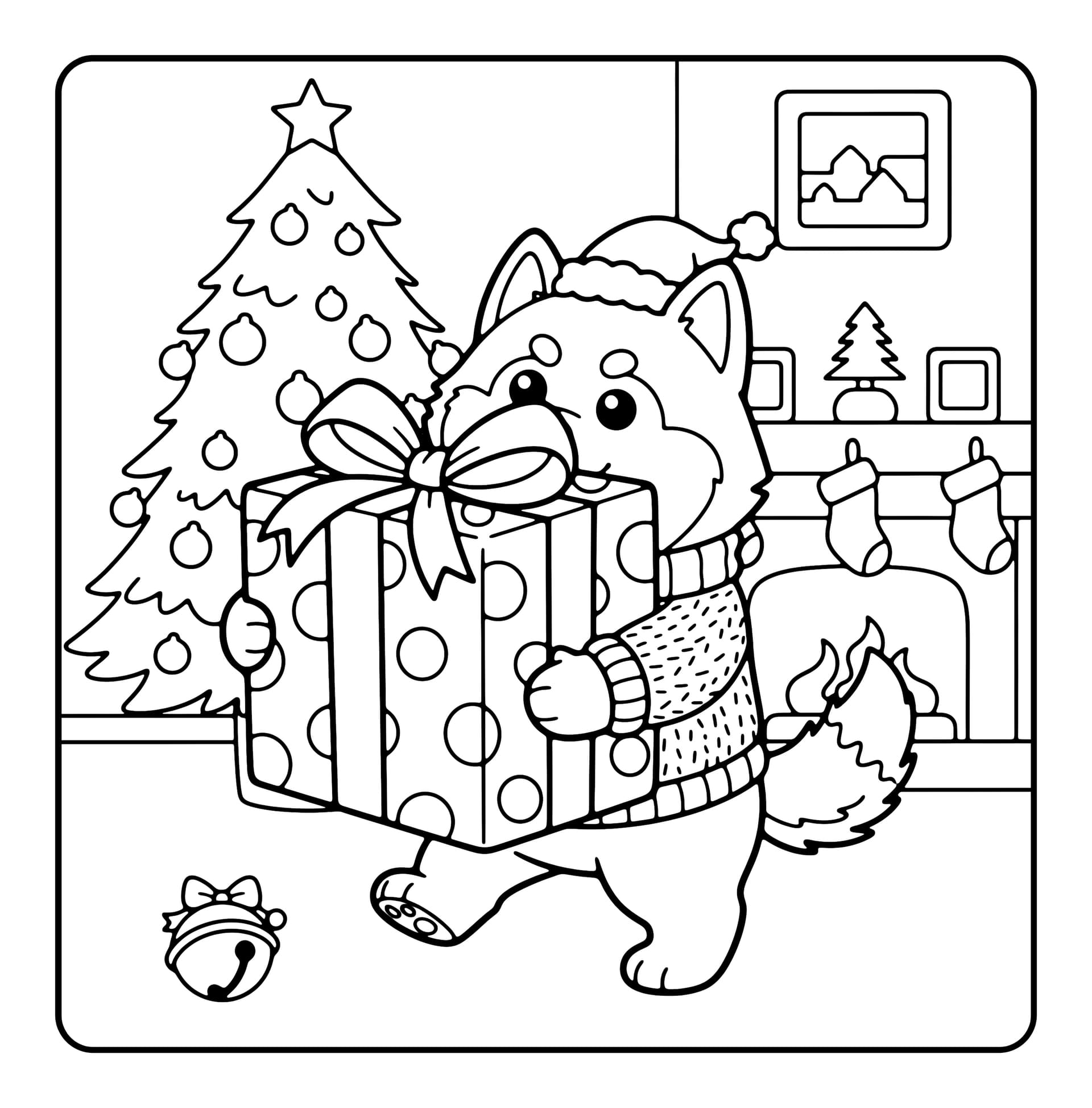 Xmas Sillies Coloring Book interior preview 3