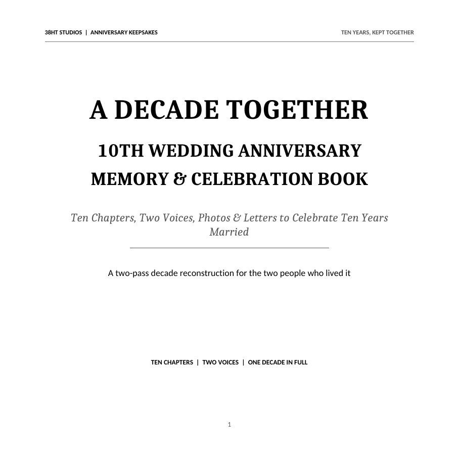 A Decade Together cover