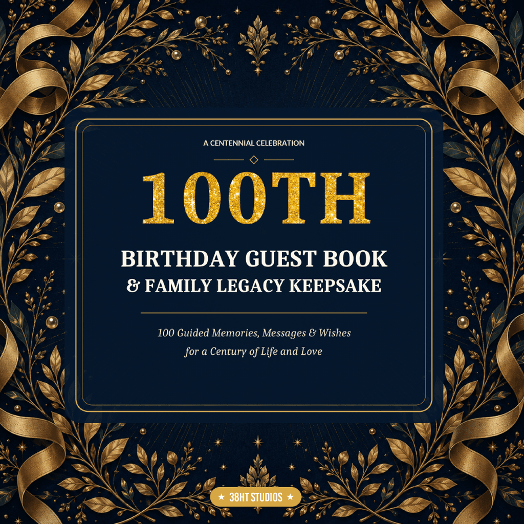 100th Birthday Guest Book & Family Legacy Keepsake cover