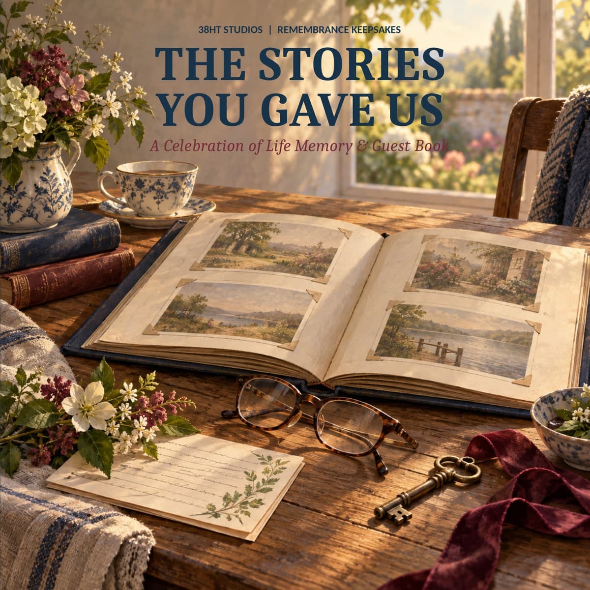 The Stories You Gave Us - A Celebration of Life Memory & Guest Book cover