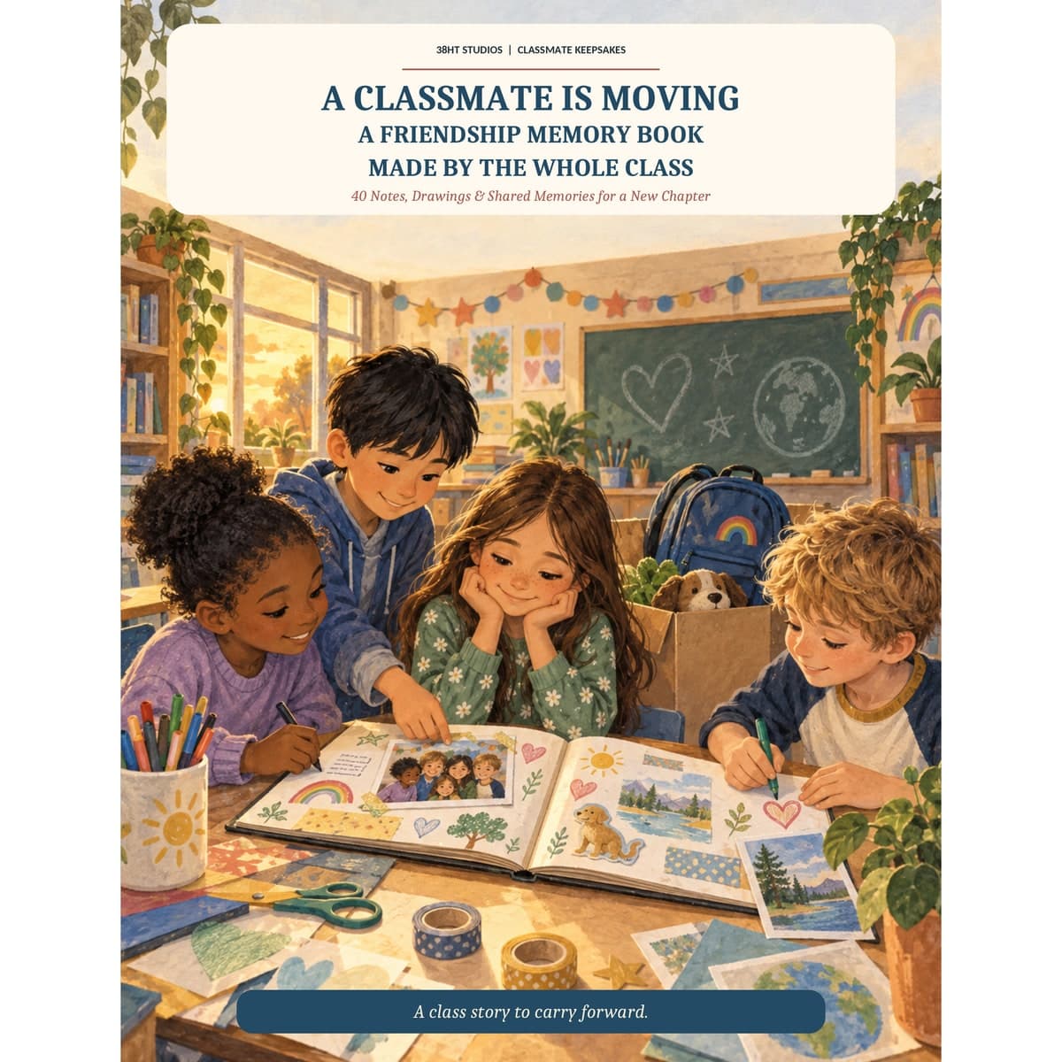 A Classmate Is Moving - A Friendship Memory Book Made by the Whole Class cover