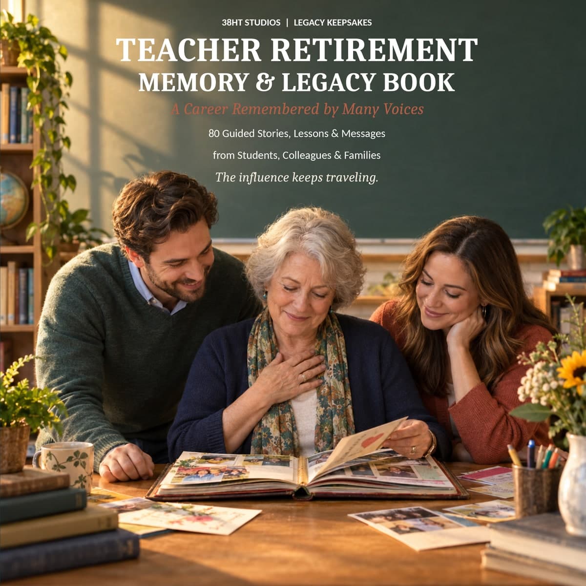 Teacher Retirement Memory & Legacy Book cover