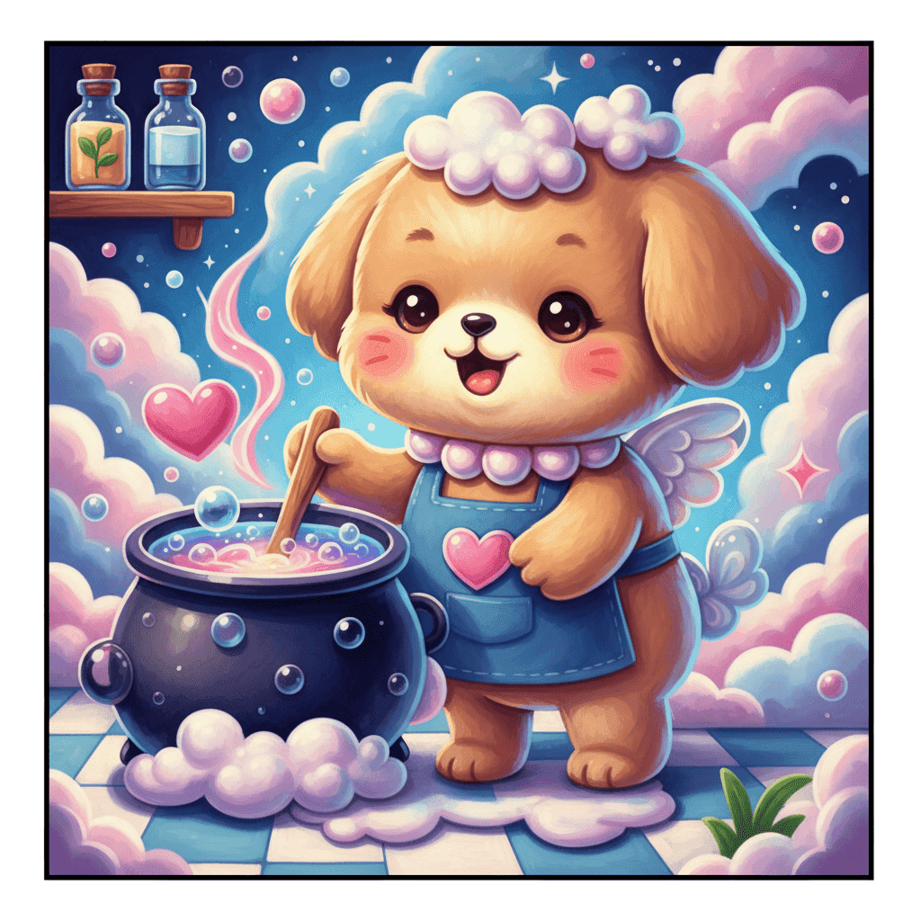 Bubble Castle Coloring Book colored sample 1