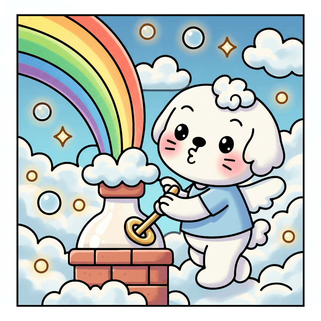 Bubble Castle Coloring Book colored sample 9
